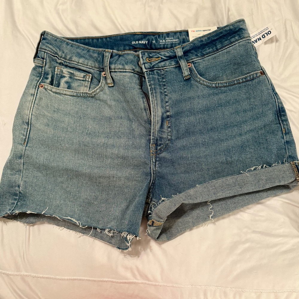 OG High Rise Straight Shorts